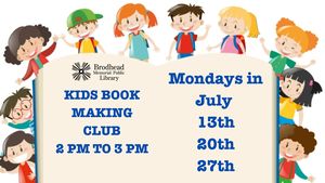 Kids Book Making Clu
